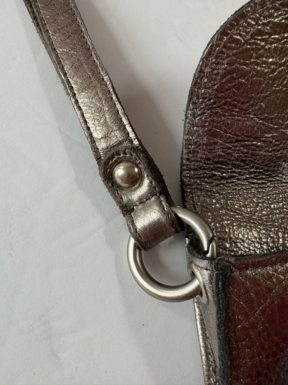 NWOT Free People Leather Bag Lanyard
